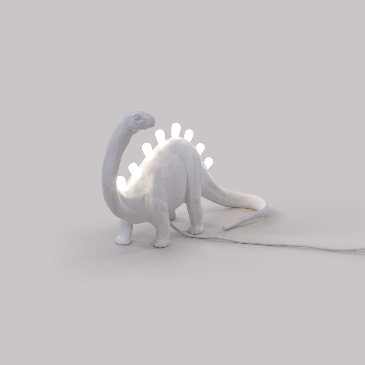 SELETTI Lámpara de Resina para Dinosaurios Brontosaurus