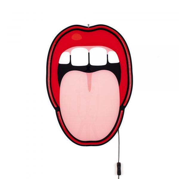 SELETTI Studio Job Blow Lámpara Led Tongue