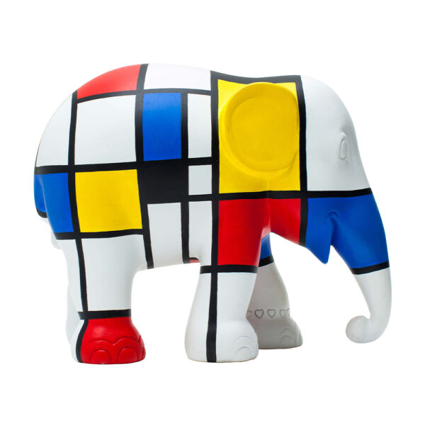 ELEPHANT PARADE Elefante Hommage to Mondrian