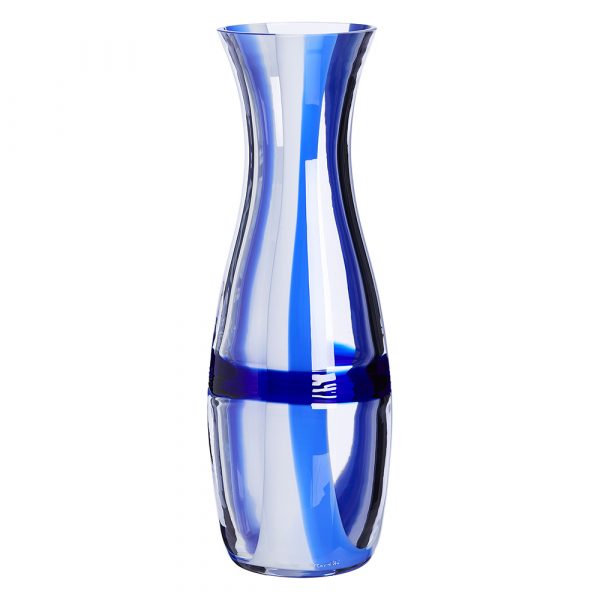 CARLO MORETTI Karaffe/Vase aus Muranokristall Blau