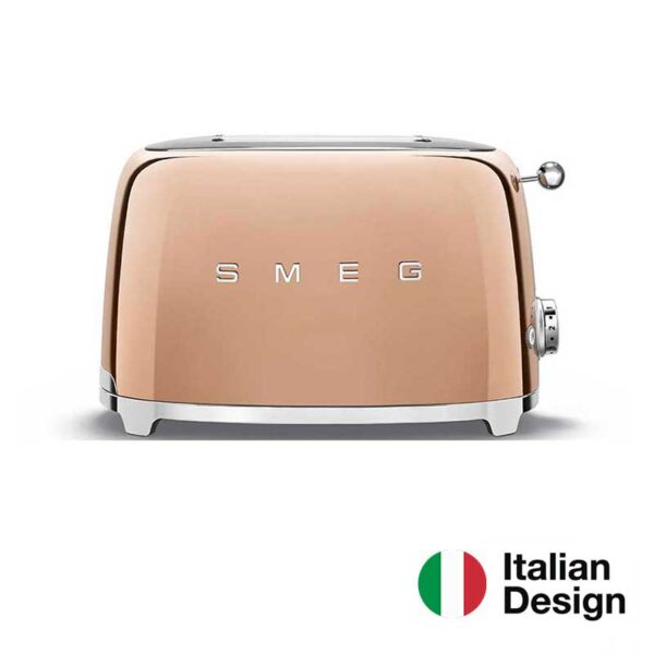 SMEG-Tostapane-2-Fette-Oro-Rosa