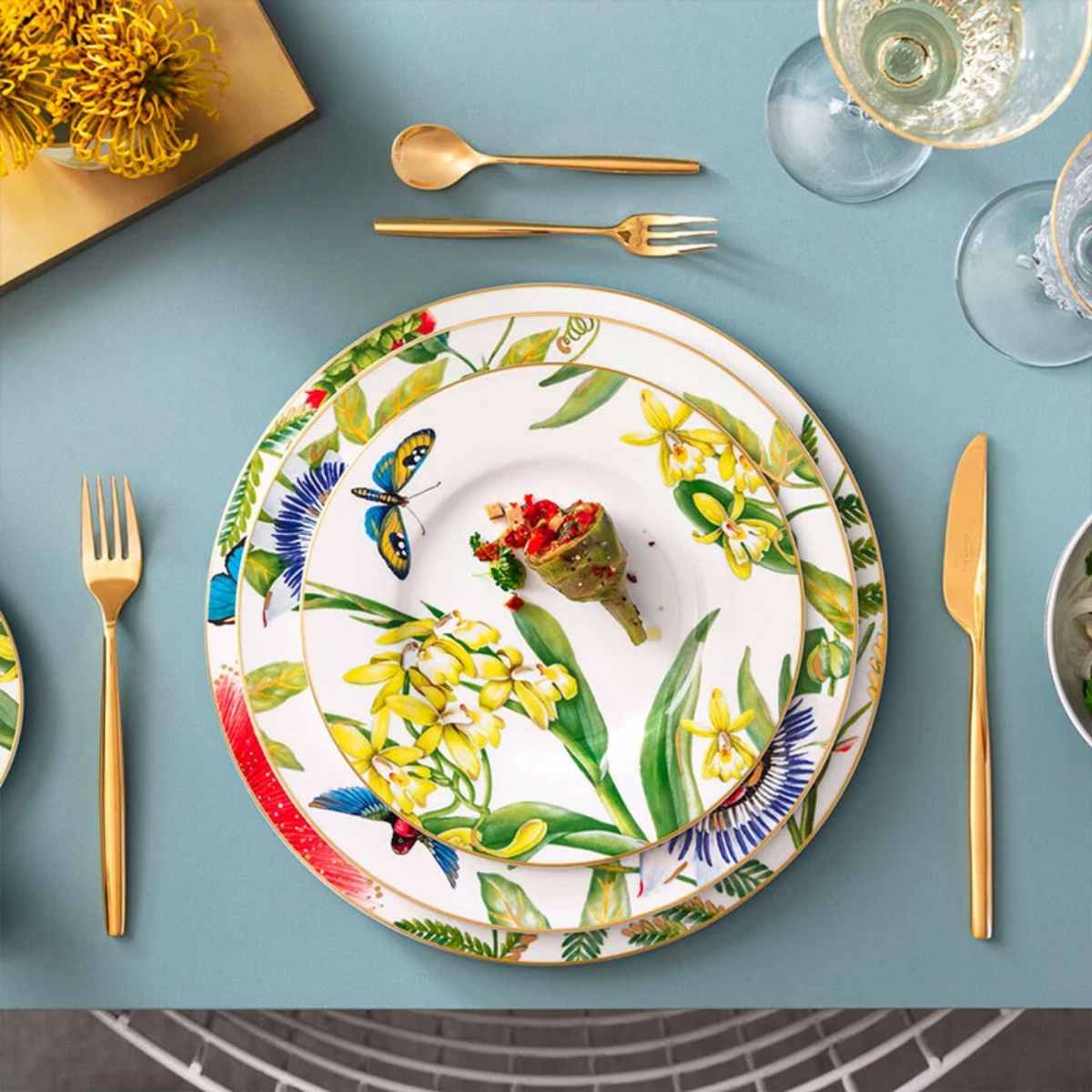 Villeroy & Boch Amapolo 花柄 ボウル 6枚セット　廃盤 Villeroy & Boch Amapolo 花柄 ボウル 6枚セット - メルカリ