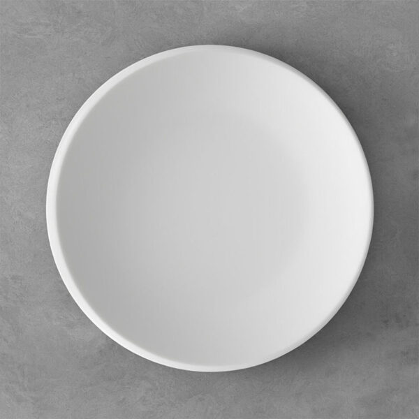 VILLEROY & BOCH New Moon White Set 6 Flat Plates 27 cm