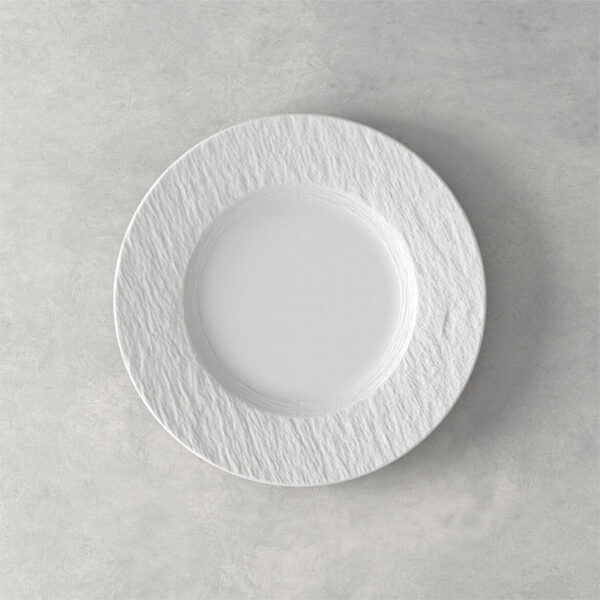 VILLEROY & BOCH Rock White Set 6 Dessert Plates 22 cm