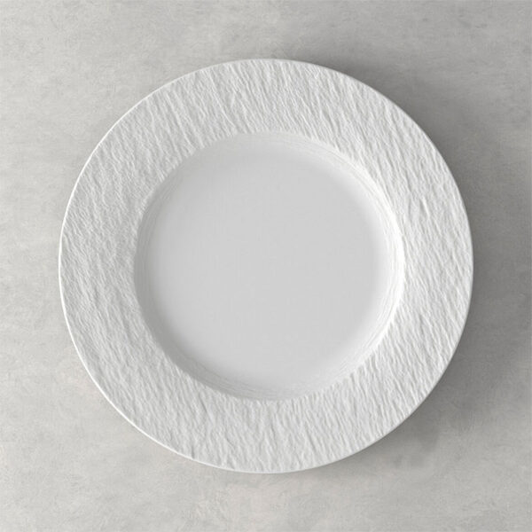 VILLEROY & BOCH Rock White Set 6 Flat Plates 27 cm