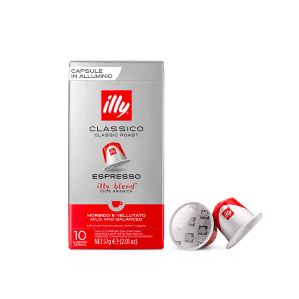 ILLY 6 Paquetes de 10 Cápsulas Compatibles Espresso Classico