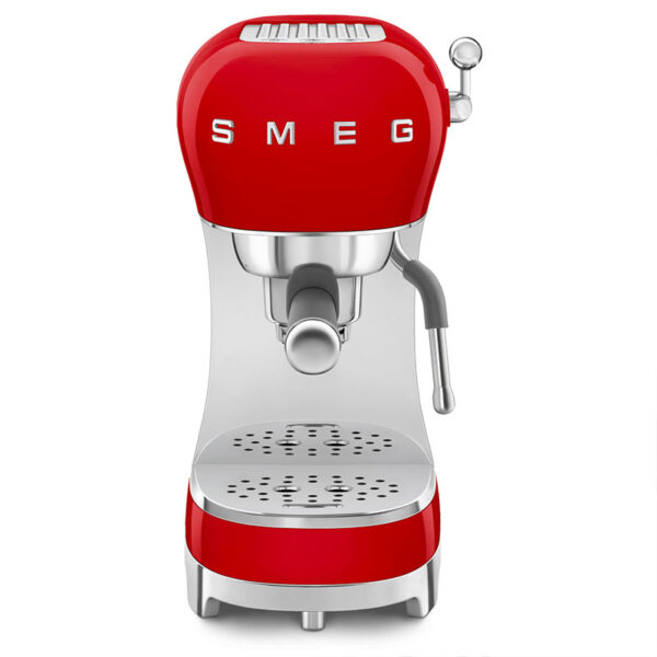 SMEG Machine à Café Expresso Manuelle Rouge
