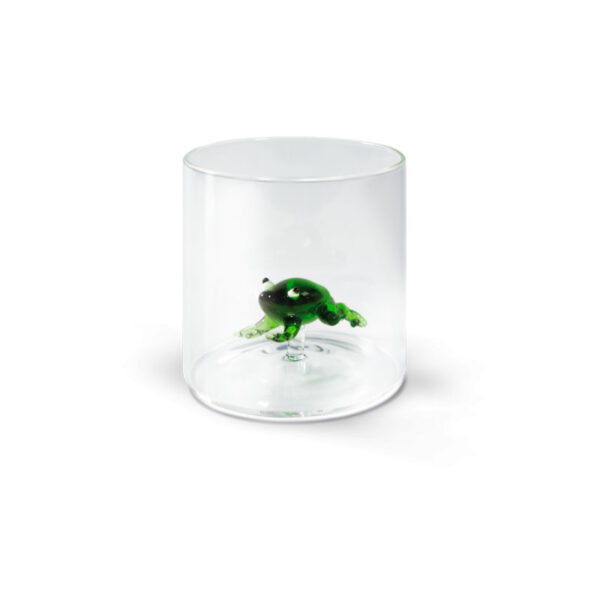 WD LIFESTYLE Glass Tumbler Frog