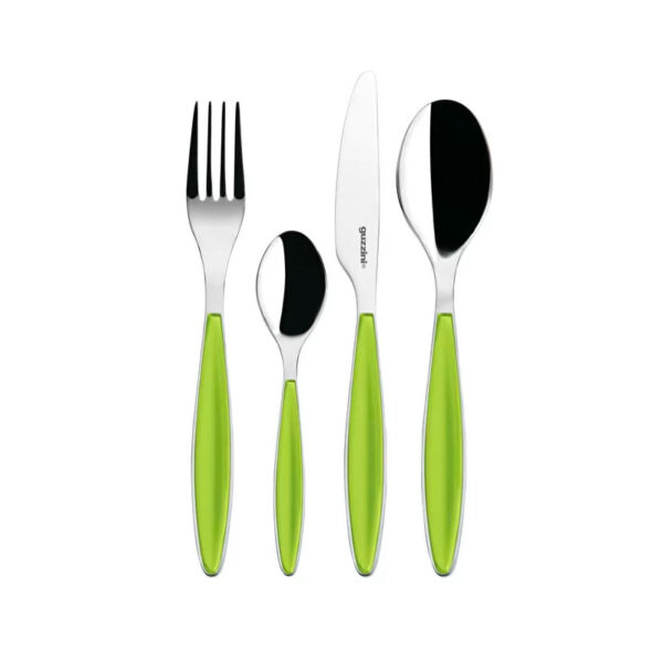 GUZZINI Feeling Cutlery set 24 pieces Apple Green