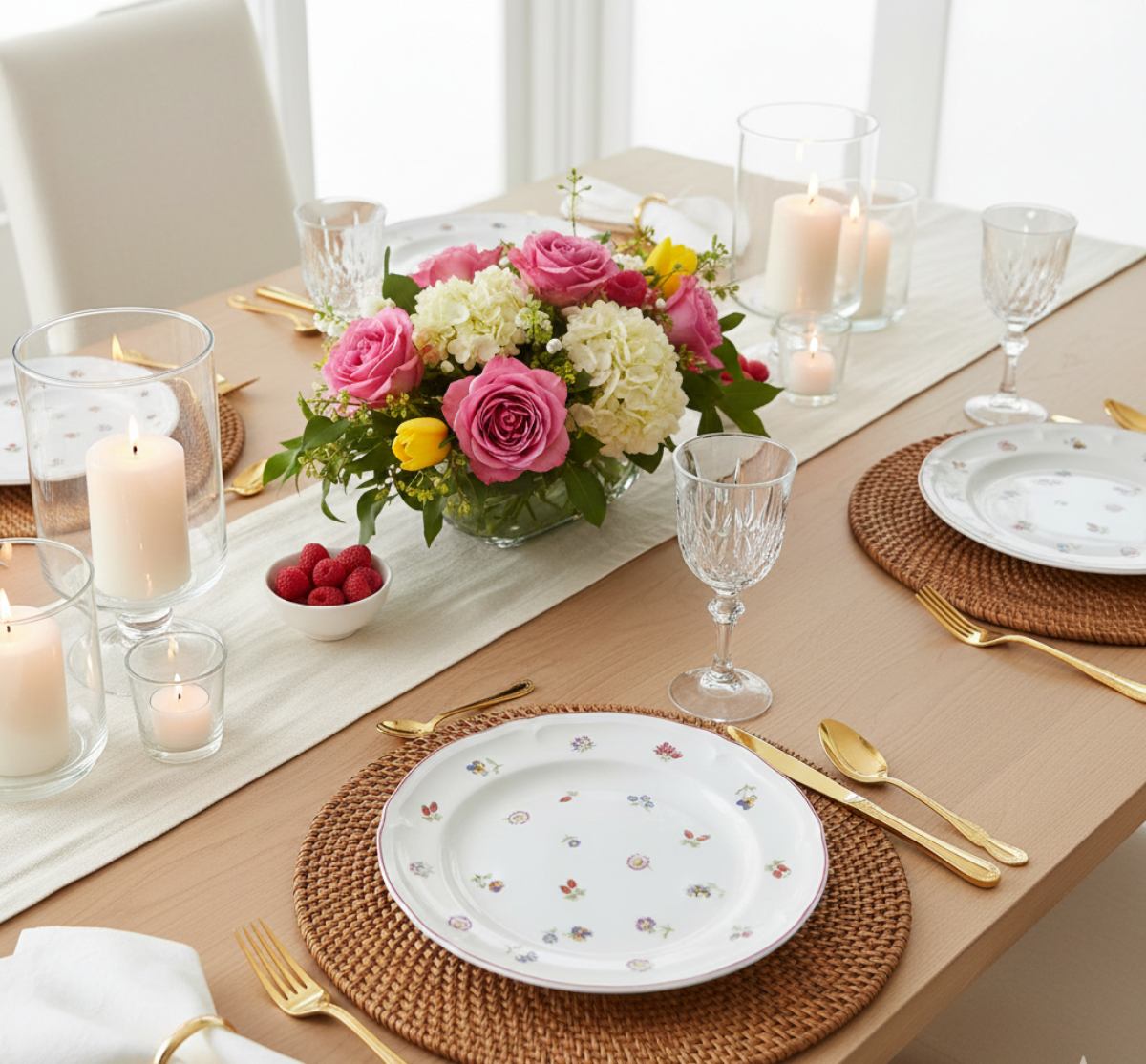 VILLEROY & BOCH Petite Fleur Set 6 Piatti Piani 27 cm x