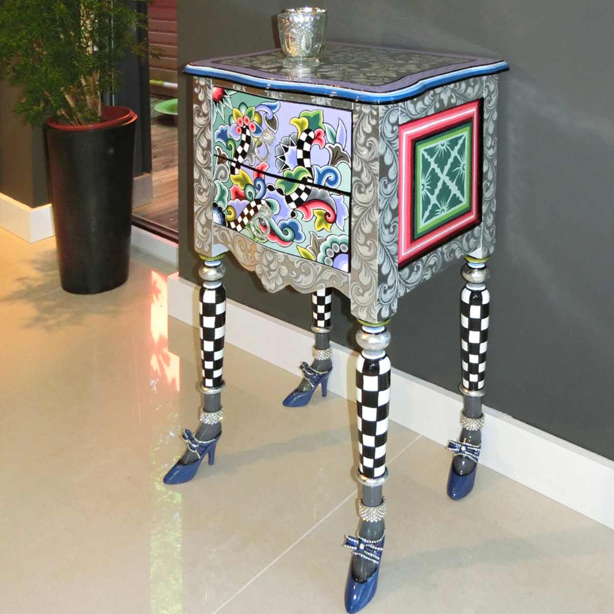 TOM'S DRAG Silver Line Cassettiera Versailles S 2